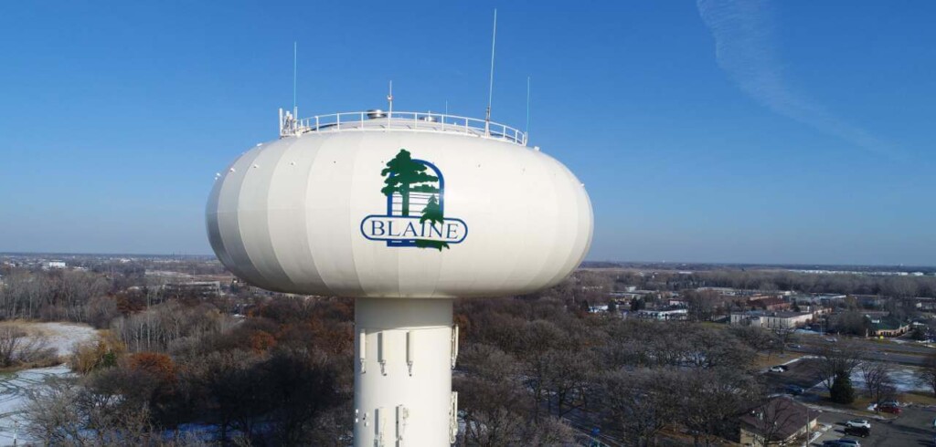 Blaine Water Softener Salt Delivery 1 City of Blaine Water Tower