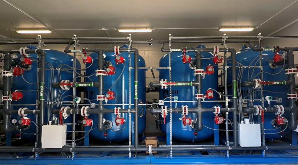 Skid Mounted Water Softener System