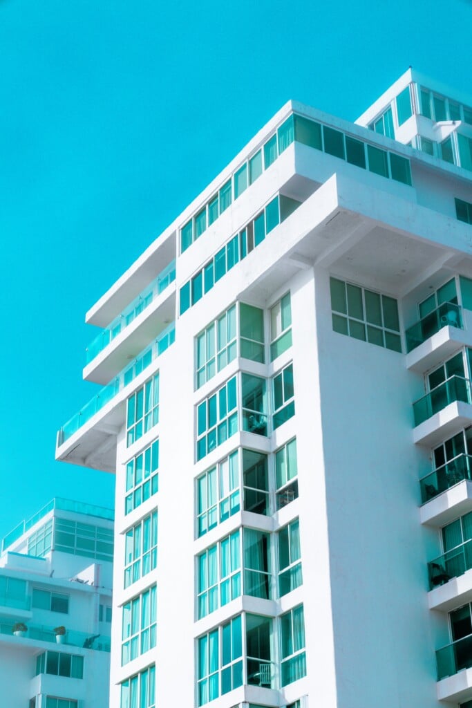 commercial hotel exterior