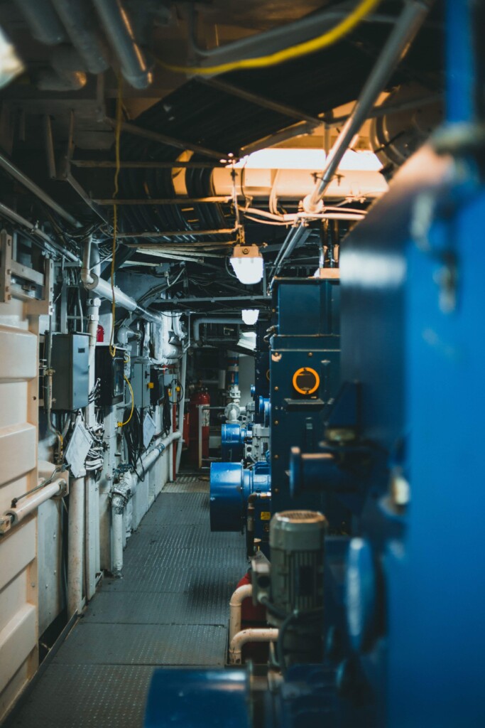 industrial boiler room